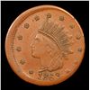 Image 2 : 1863 Not One Cent Civil War Token F-63/366a 1c Graded ms63 bn By SEGS