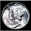 Image 2 : 1945-p Mercury Dime 10c Graded ms67 By SEGS