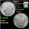 1896-o Morgan Dollar $1 Graded au58 By SEGS