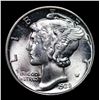 Image 2 : 1938-p Mercury Dime 10c Graded ms65+ fsb By SEGS