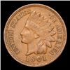 Image 2 : 1901 Indian Cent 1c Grades Choice AU/BU Slider