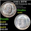 Image 1 : 1946-s BTW Old Commem Half Dollar 50c Grades GEM Unc