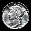 Image 2 : 1944-p Mercury Dime 10c Grades GEM+ Unc