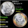 1904-o Morgan Dollar $1 Grades Choice+ Unc