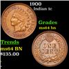1900 Indian Cent 1c Grades Choice Unc BN