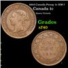 1894 Canada Penny 1c KM-7 Grades xf