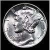 Image 2 : 1943-p Mercury Dime 10c Grades GEM+ Unc