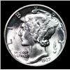 Image 2 : 1937-p Mercury Dime 10c Grades GEM+ Unc