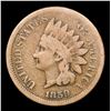 Image 2 : 1859 Indian Cent 1c Grades f+