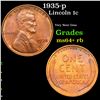 Image 1 : 1935-p Lincoln Cent 1c Grades Choice+ Unc RB