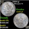 Image 1 : 1884-p Morgan Dollar $1 Grades Select Unc PL
