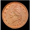 Image 2 : 1863 Army & Navy Civil War Token F-12/297a 1c Grades Choice Unc RB