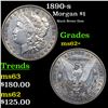 Image 1 : 1890-s Morgan Dollar $1 Grades Select Unc