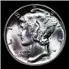 Image 2 : 1943-p Mercury Dime 10c Grades GEM++ Unc