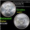 1964 Canada Dollar $1 KM-58 Grades Select+ Unc