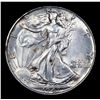 Image 2 : 1947-p Walking Liberty Half Dollar 50c Grades Choice+ Unc