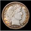 Image 2 : 1911-p Barber Quarter 25c Grades Choice AU/BU Slider