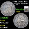 1828 Capped Bust Half Dollar O-113 R-3 50c Grades vf++