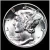 Image 2 : 1937-p Mercury Dime 10c Grades GEM++ FSB