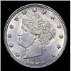 Image 2 : 1883 n/c Liberty Nickel 5c Grades Choice+ Unc