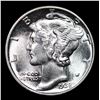 Image 2 : 1938-p Mercury Dime 10c Grades GEM++ FSB
