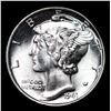 Image 2 : 1941-p Mercury Dime 10c Grades GEM++ Unc