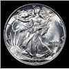 Image 2 : 1939-p Walking Liberty Half Dollar 50c Grades Choice+ Unc