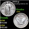 Image 1 : 1923-p Standing Liberty Quarter 25c Grades vf++