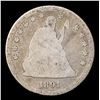 Image 2 : 1891-p Seated Liberty Quarter 25c Grades vg+