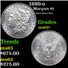 Image 1 : 1880-o Morgan Dollar $1 Grades Select Unc