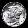 Image 2 : 1935-p Mercury Dime 10c Grades GEM+ FSB