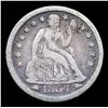 Image 2 : 1854-p  a Seated Liberty Dime 10c Grades vf++