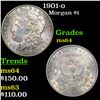 Image 1 : 1901-o Morgan Dollar $1 Grades Choice Unc