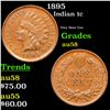 Image 1 : 1895 Indian Cent 1c Grades Choice AU/BU Slider