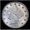 Image 2 : 1883 n/c Liberty Nickel 5c Grades Choice Unc