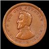 Image 2 : (1863) Now And For Ever Civil War Token F-135/441a 1c Grades Select AU