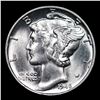 Image 2 : 1945-p Mercury Dime 10c Grades GEM+ Unc