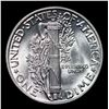 Image 3 : 1945-p Mercury Dime 10c Grades GEM+ Unc