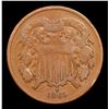 Image 2 : 1865 Two Cent Piece 2c Grades vf, very fine