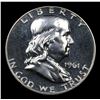 Image 2 : Proof 1961 Franklin Half Dollar 50c Grades GEM+ Proof