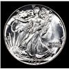 Image 2 : 1942-p Walking Liberty Half Dollar 50c Grades GEM+ Unc