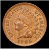 Image 2 : 1905 Indian Cent 1c Grades Choice AU/BU Slider+