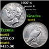 Image 1 : 1927-s Peace Dollar $1 Grades Select Unc
