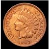 Image 2 : 1907 Indian Cent 1c Grades Choice AU/BU Slider