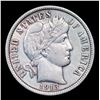 Image 2 : 1913-p Barber Dime 10c Grades Select AU