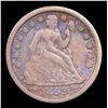 Image 2 : 1853-p arrows  Seated Liberty Dime 10c Grades vf++
