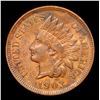 Image 2 : 1903 Indian Cent 1c Grades Choice AU/BU Slider