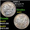 Image 1 : 1889-o Morgan Dollar $1 Grades Select Unc
