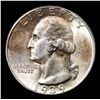 Image 2 : 1939-p Washington Quarter 25c Grades GEM+ Unc