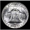 Image 3 : 1953-d Franklin Half Dollar 50c Grades Choice Unc+ FBL